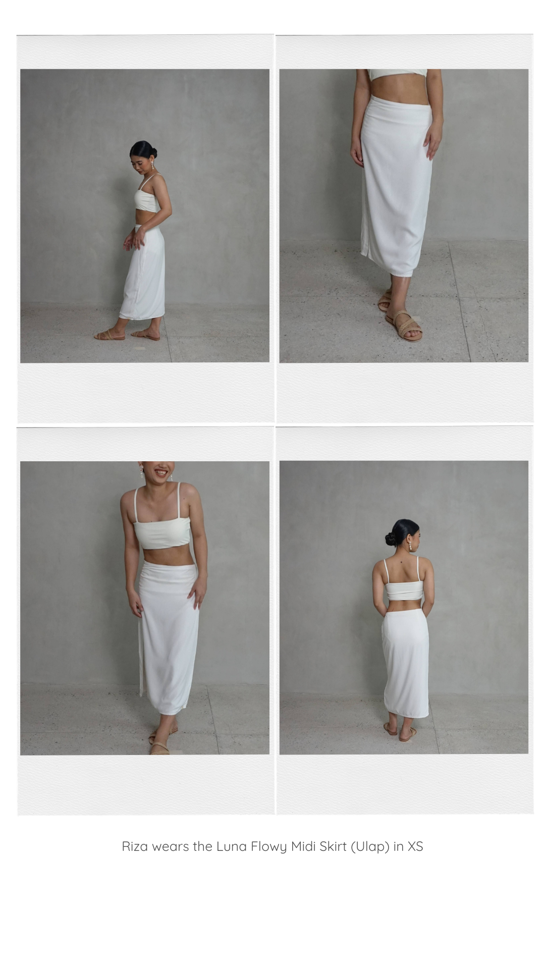 Luna Flowy Midi Skirt