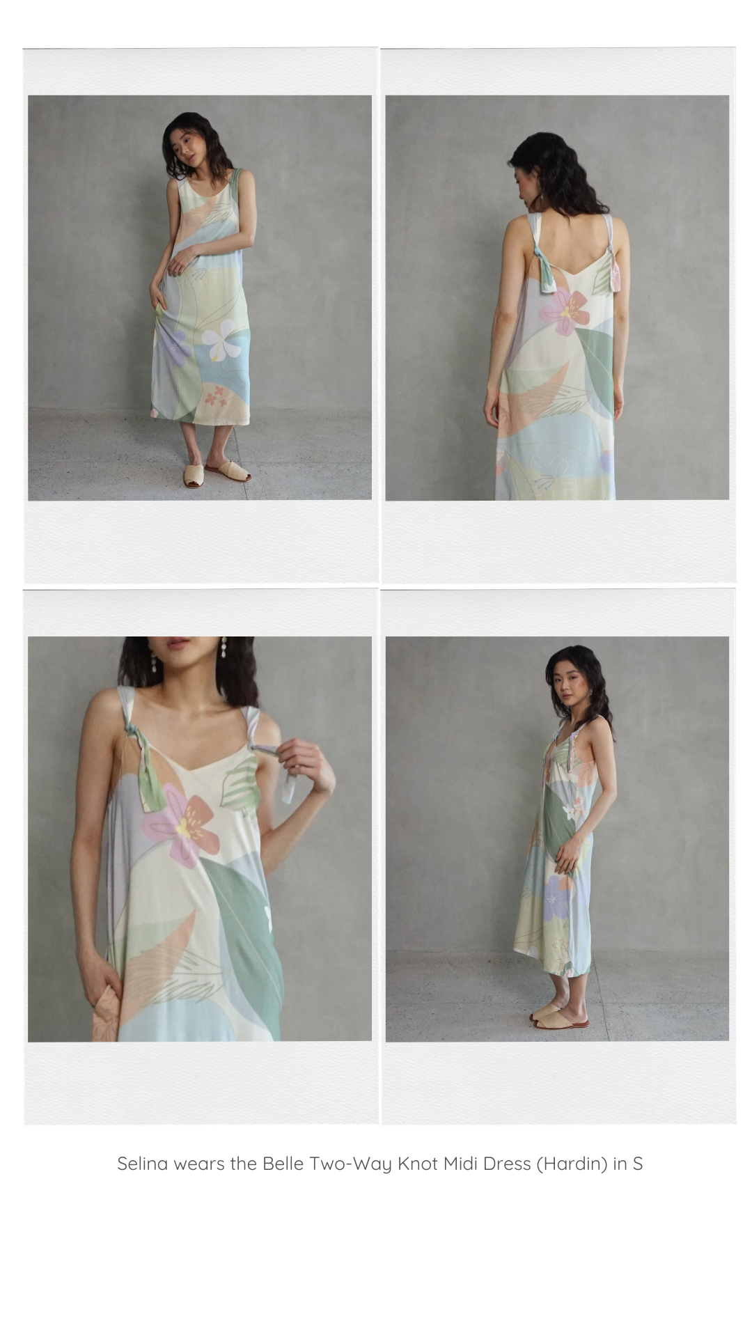Belle Two-Way Knot Midi Dress