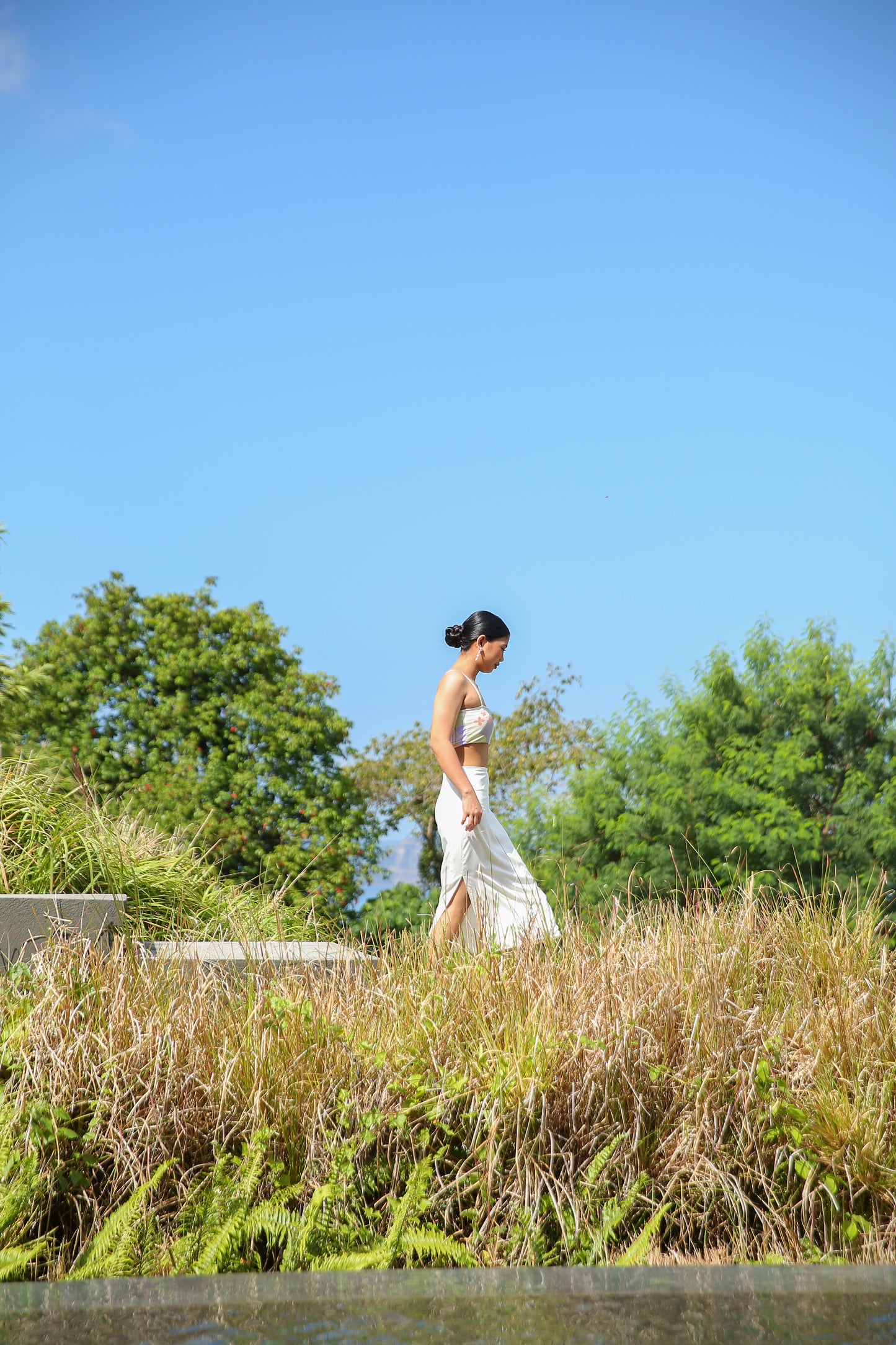 Luna Flowy Midi Skirt