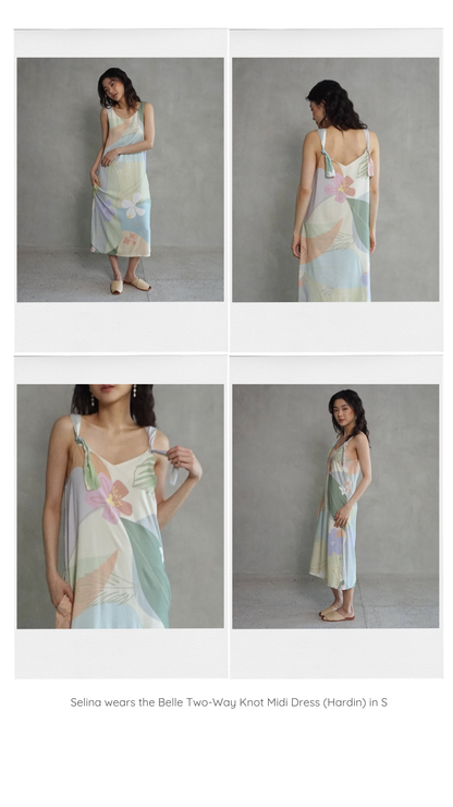 Belle Two-Way Knot Midi Dress