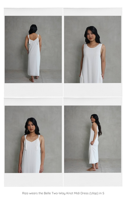 Belle Two-Way Knot Midi Dress