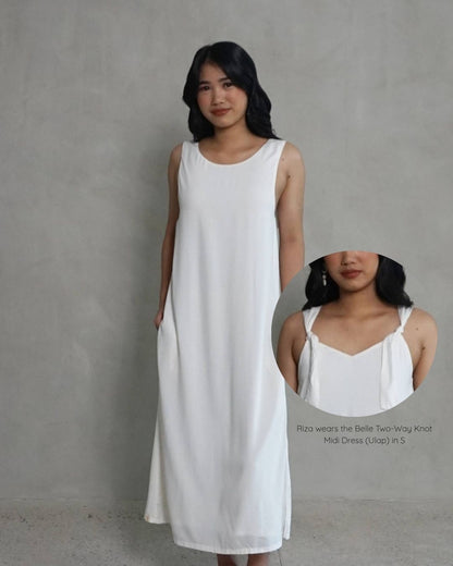 Belle Two-Way Knot Midi Dress