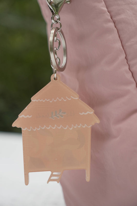 Bahay Kubo Keychain Shaker