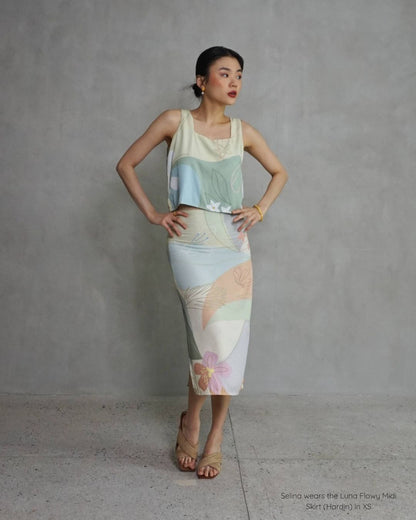 Luna Flowy Midi Skirt