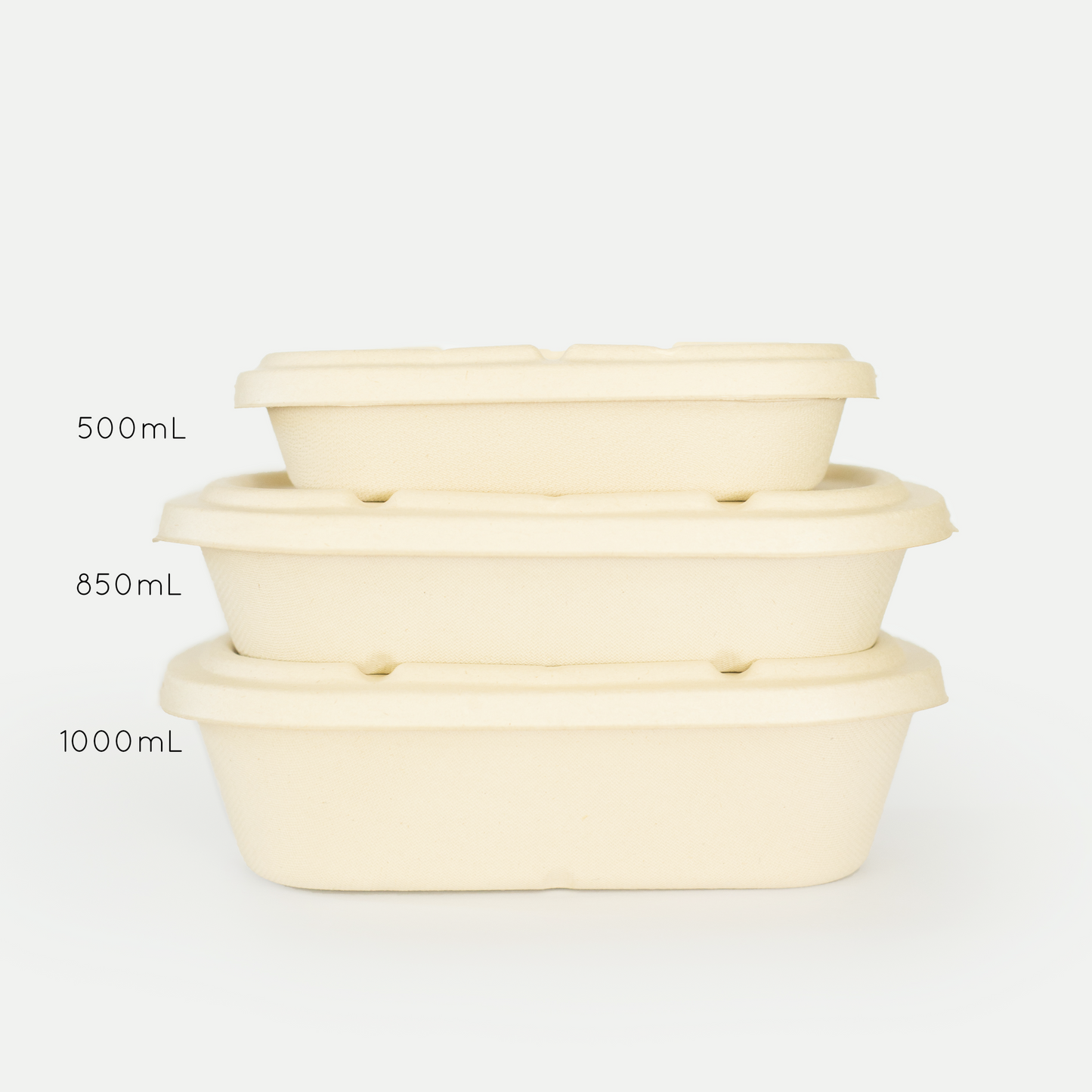 500mL Oval Bowl - Sugarcane Bagasse Food Container